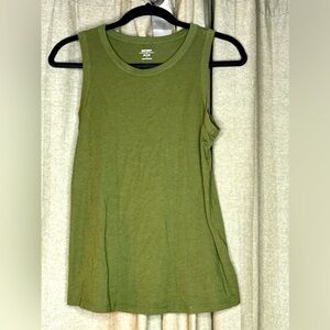 Green Cotton Tank from Old Navy, Size Medium